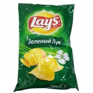 chipsy lays zelenyi luk 150gr