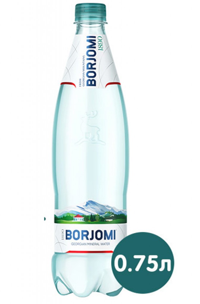 BORJOMI ВОДА МИНЕРАЛЬНАЯ 0.75 Л ПЭТ