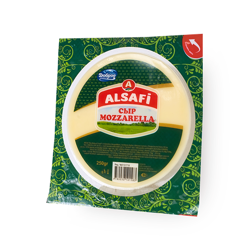 AL-SAFI СЫР MOZZARELLA 250ГР 45% КУСОК