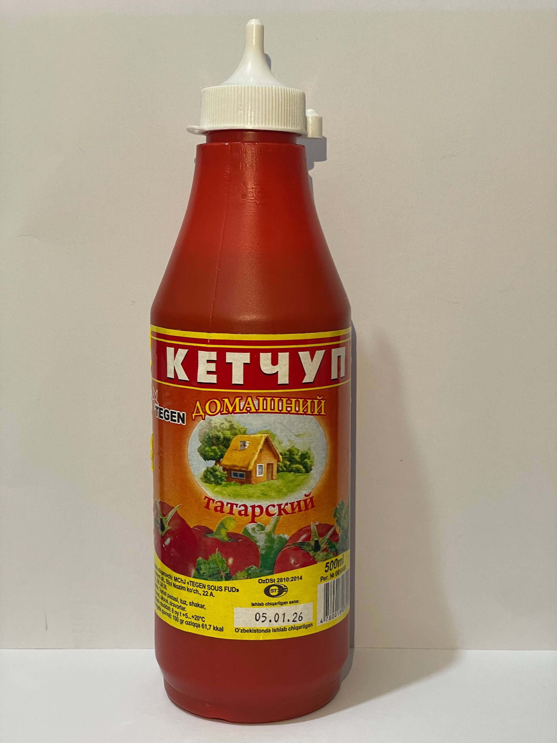 TEGEN КЕТЧУП 1,0Л ТАТАРСКИЙ