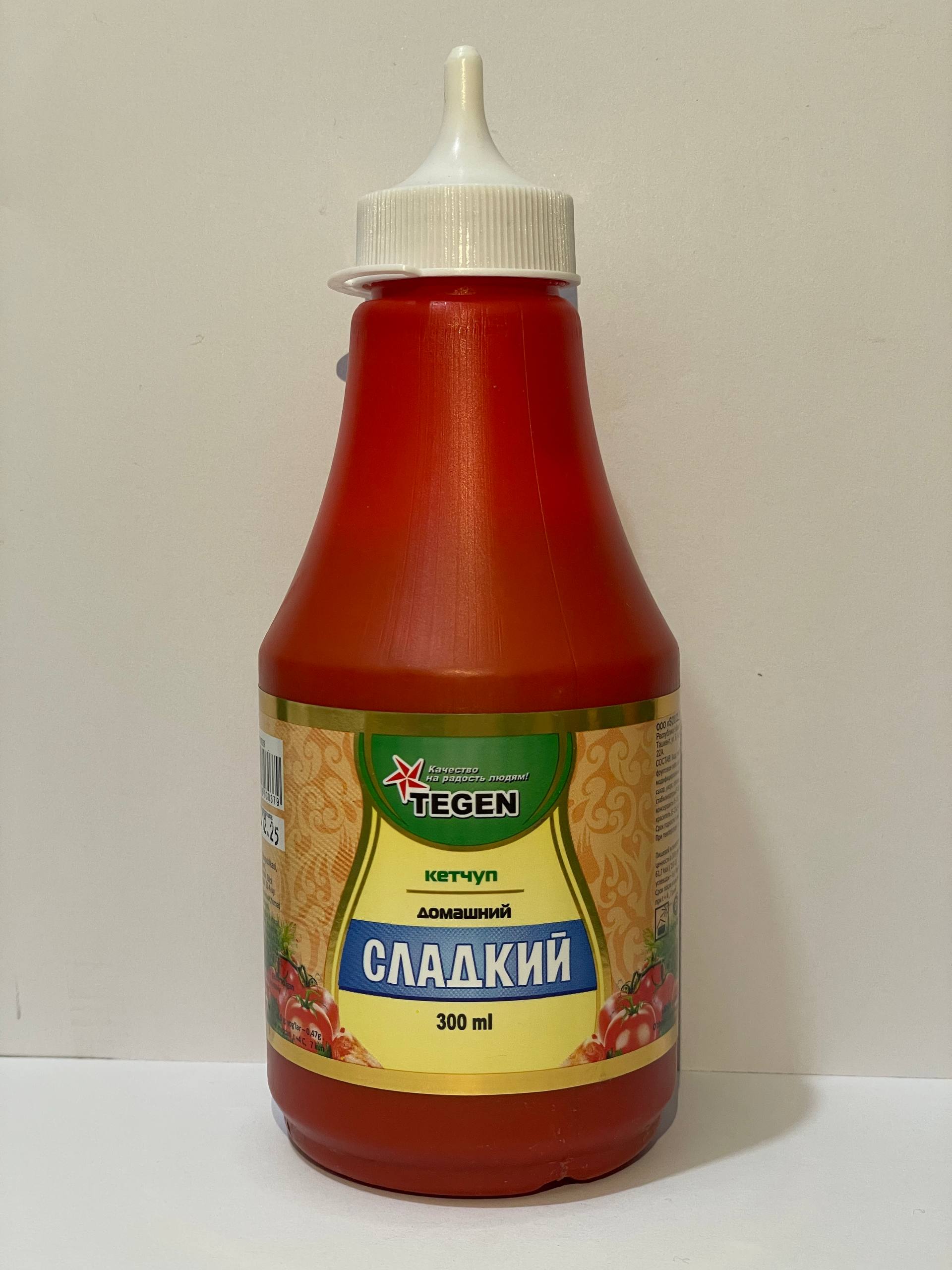 TEGEN КЕТЧУП 0,3Л СЛАДКИЙ